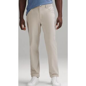 NWOT LULULEMON classic fit 5 pocket pant khaki, $128 Sz 33 E50
